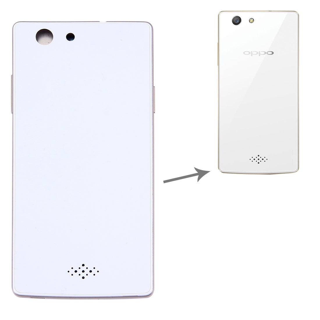 For OPPO A31 Battery Back Cover (White)