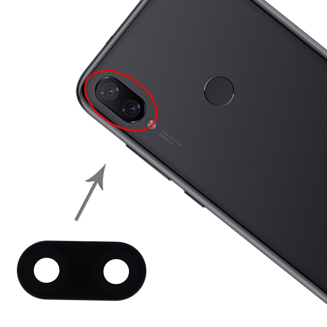 For OPPO A9 10pcs Back Camera Lens