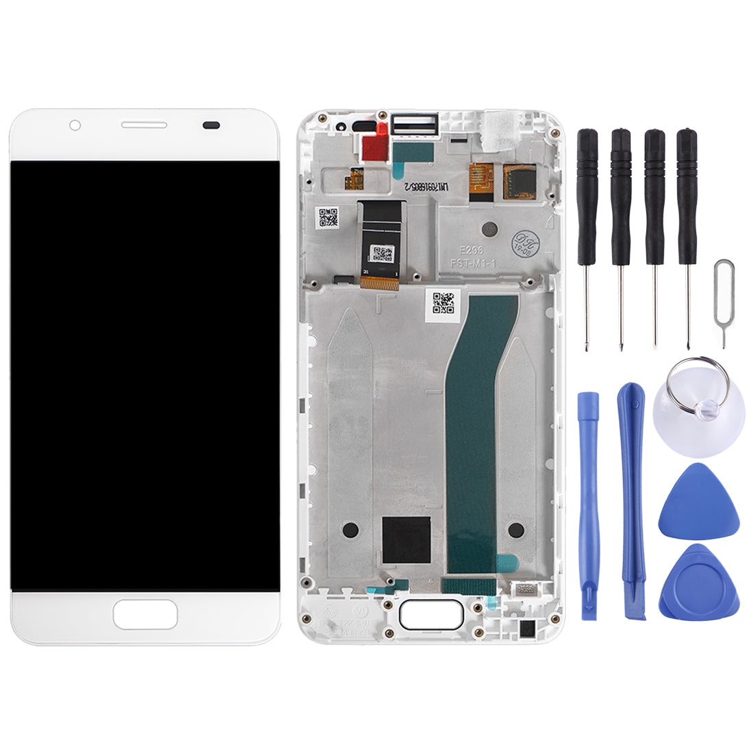 OEM LCD Screen for ASUS ZenFone Pegasus 4A ZB500TL X00KD  Digitizer Full Assembly with Frame?White)