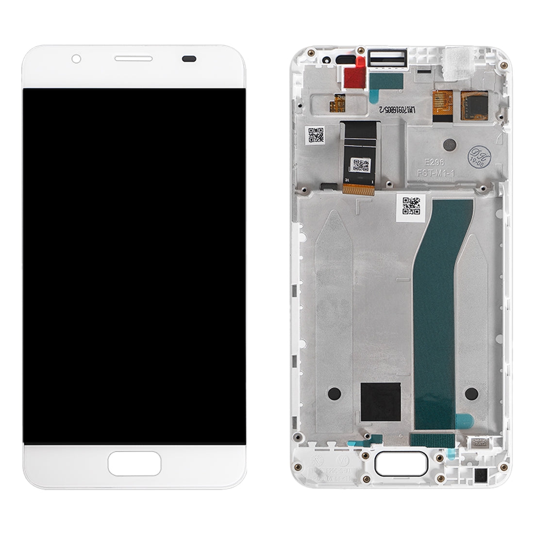 OEM LCD Screen for ASUS ZenFone Pegasus 4A ZB500TL X00KD  Digitizer Full Assembly with Frame?White)