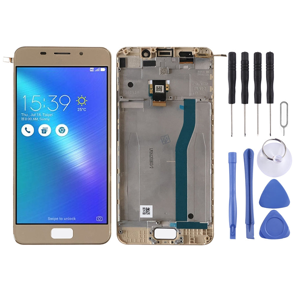 OEM LCD Screen for ASUS Zenfone 3S Max ZC521TL X00GD Digitizer Full Assembly with Frame?Gold)