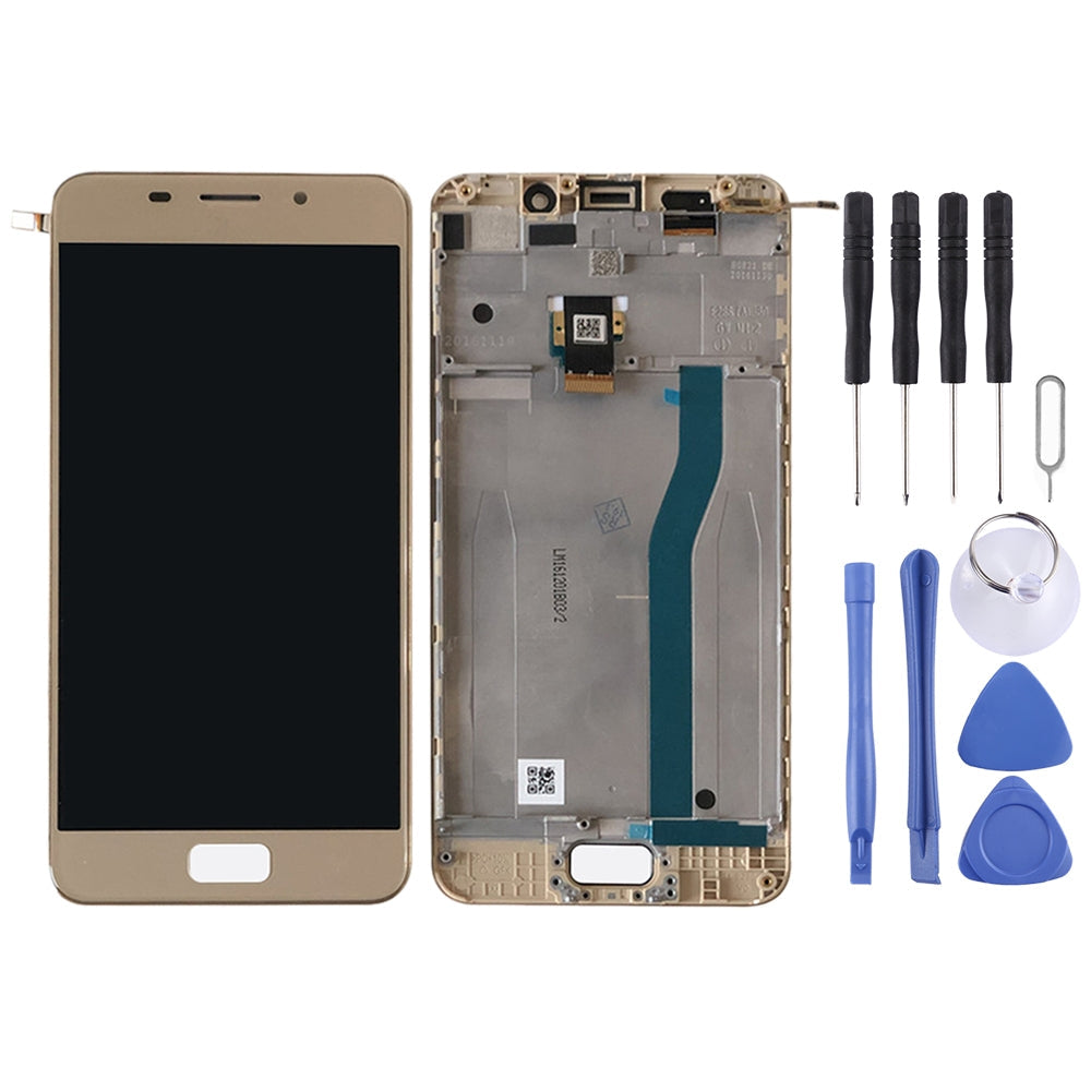 OEM LCD Screen for ASUS Zenfone 3S Max ZC521TL X00GD Digitizer Full Assembly with Frame?Gold)