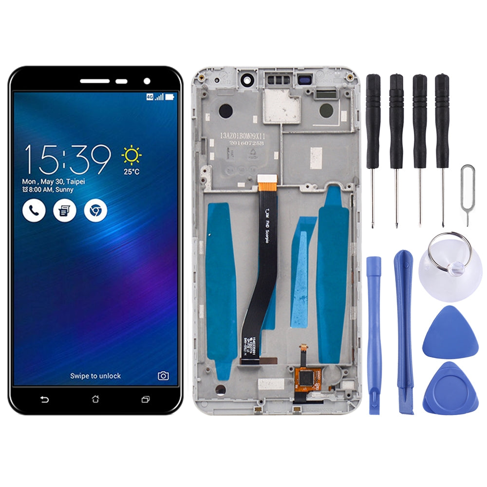 OEM LCD Screen for Asus ZenFone 3 Laser ZC551KL Z01BD Digitizer Full Assembly with Frame?Black)
