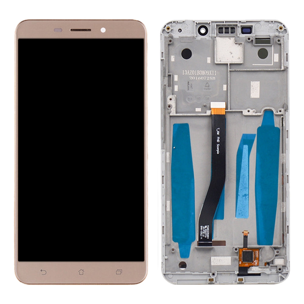 OEM LCD Screen for Asus ZenFone 3 Laser ZC551KL Z01BD Digitizer Full Assembly with Frame?Gold)