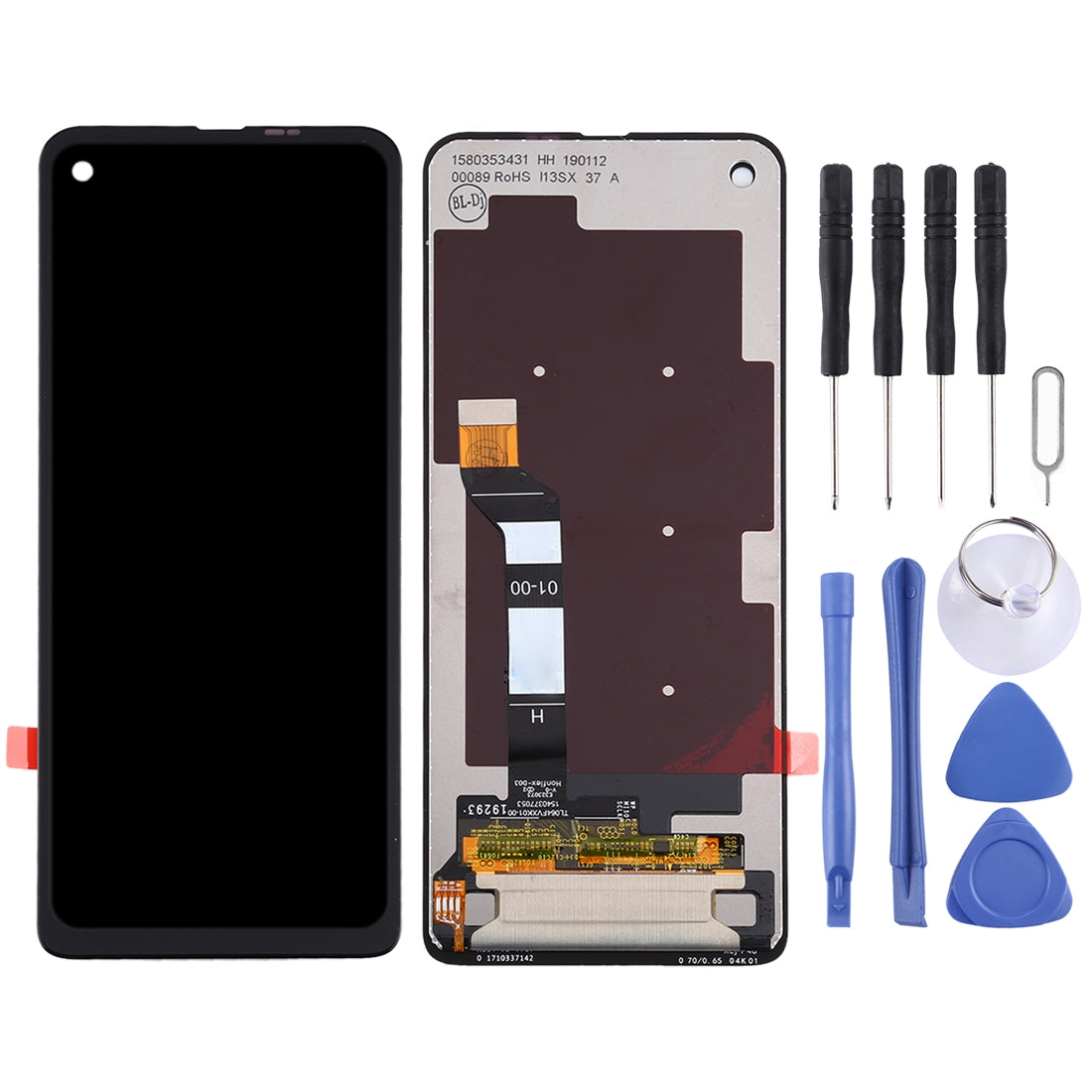 Original LCD Screen for Motorola One Action with Digitizer Full Assembly