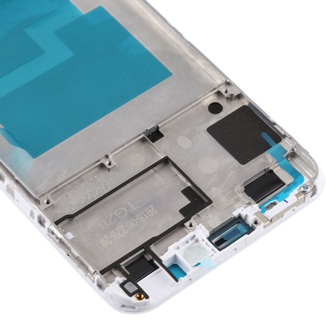 Front Housing LCD Frame Bezel Plate for Huawei Honor 7A(White)