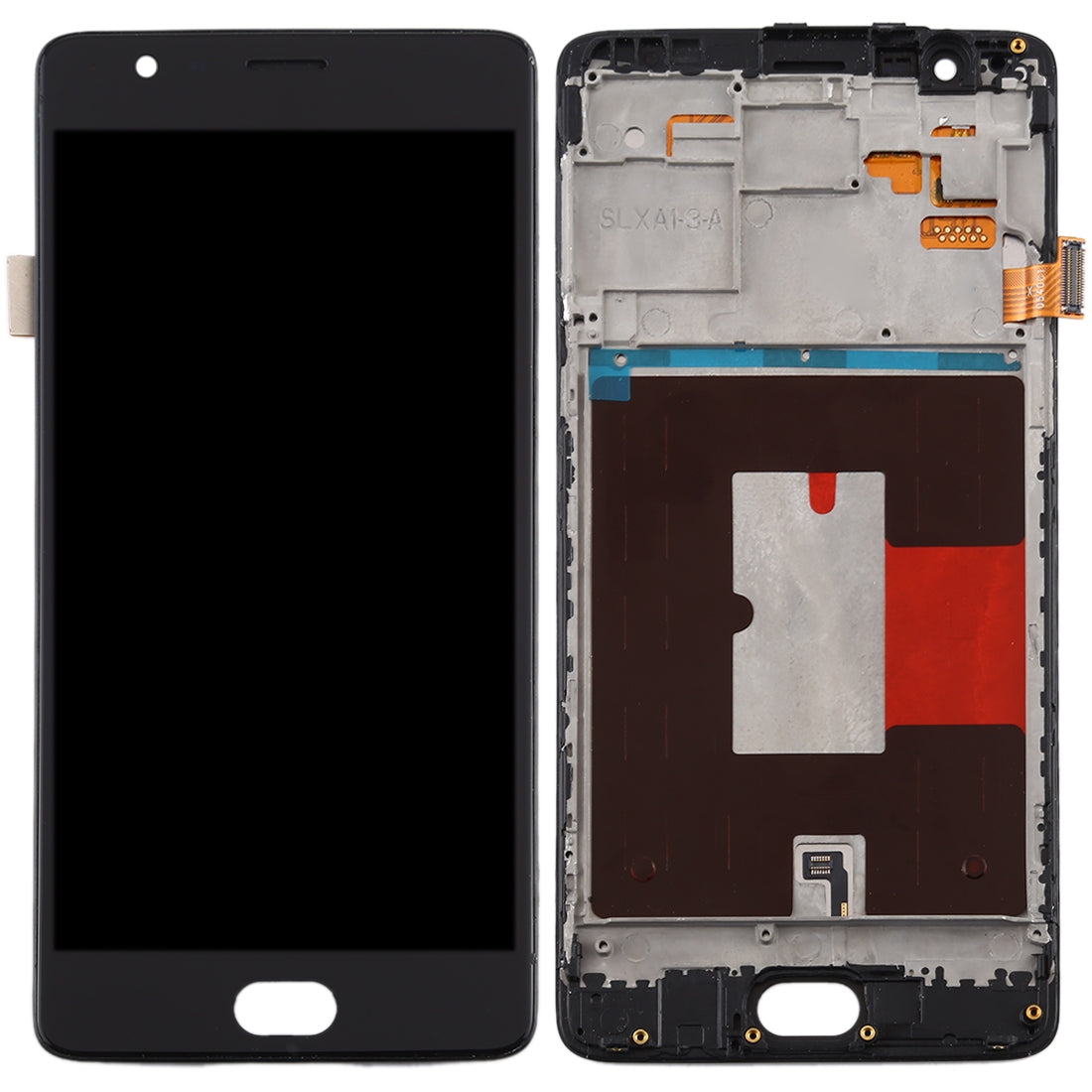 For OnePlus 3 / 3T A3000 A3010 TFT Material LCD Screen and Digitizer Full Assembly with Frame (Black)