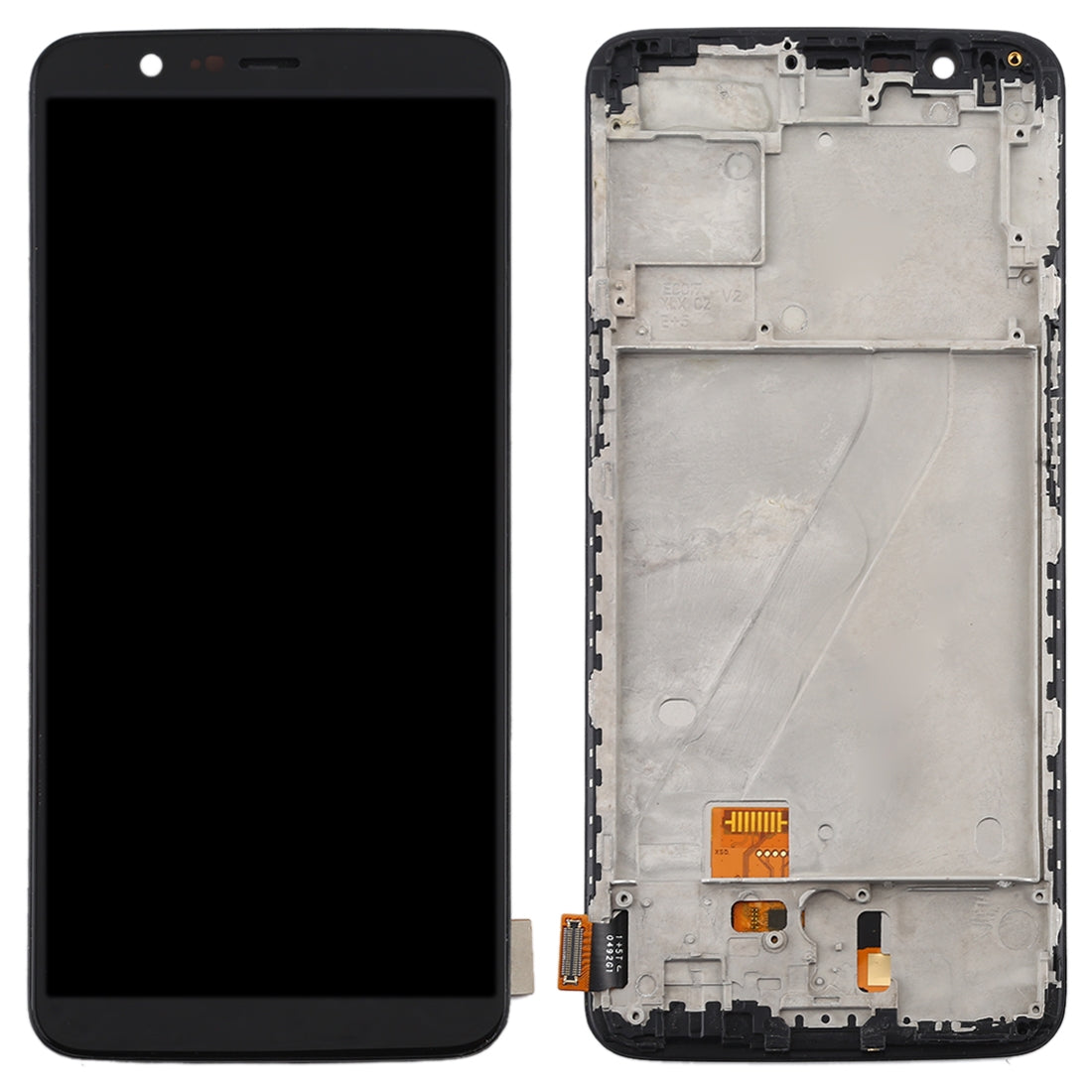 For OnePlus 5T A5010 TFT Material LCD Screen and Digitizer Full Assembly with Frame (Black)