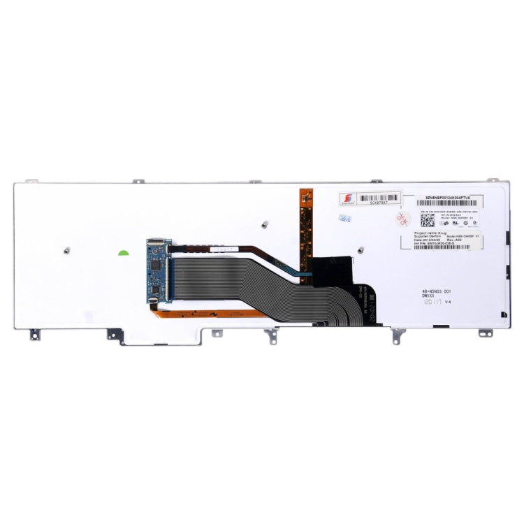 US Version Keyboard with Keyboard Backlight and Pointing for Dell Latitude E6520 E6530 E6540