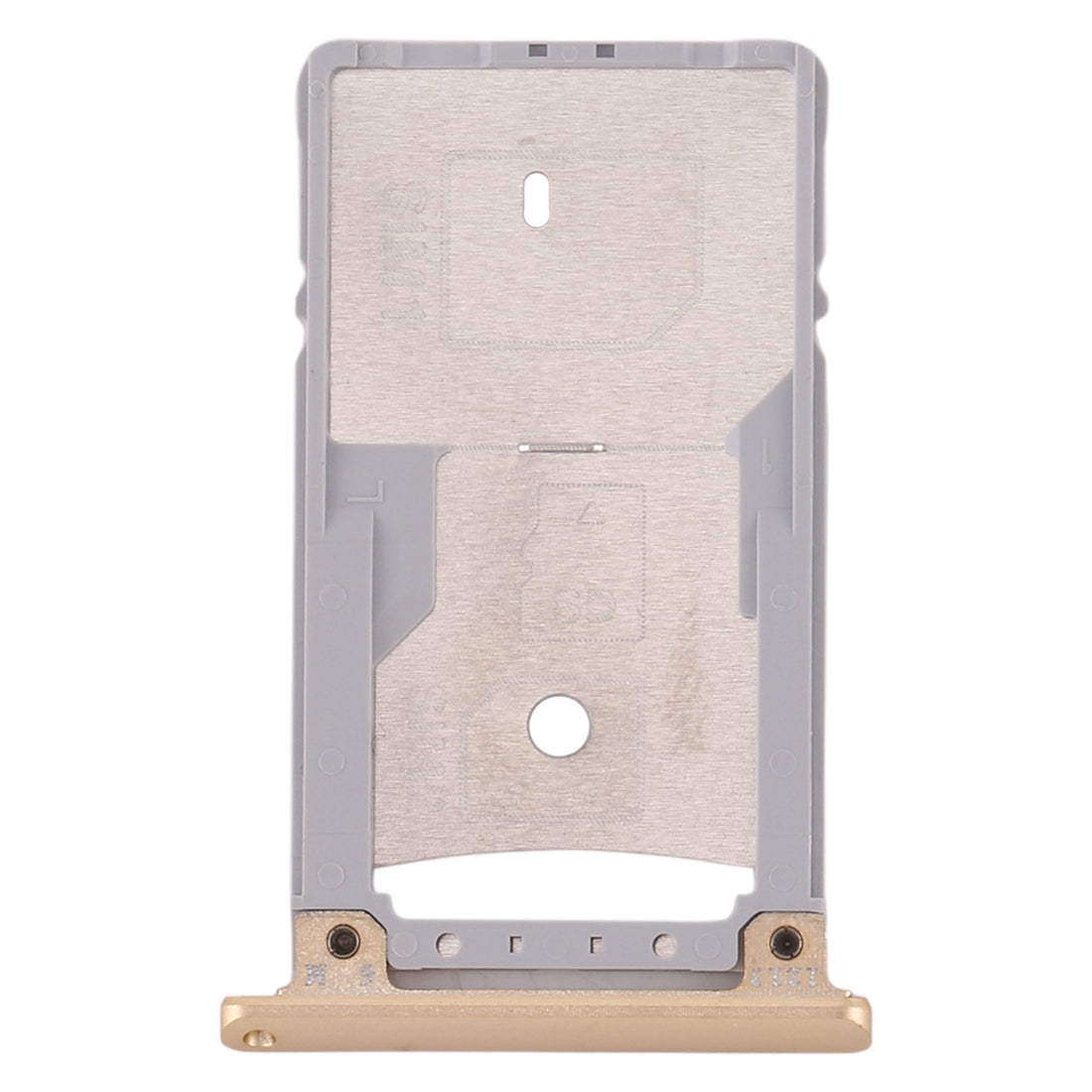 SIM Card Tray + SIM Card Tray + Micro SD Card Tray for Asus Zenfone 3 Laser ZC551KL Z01BDC(Gold)