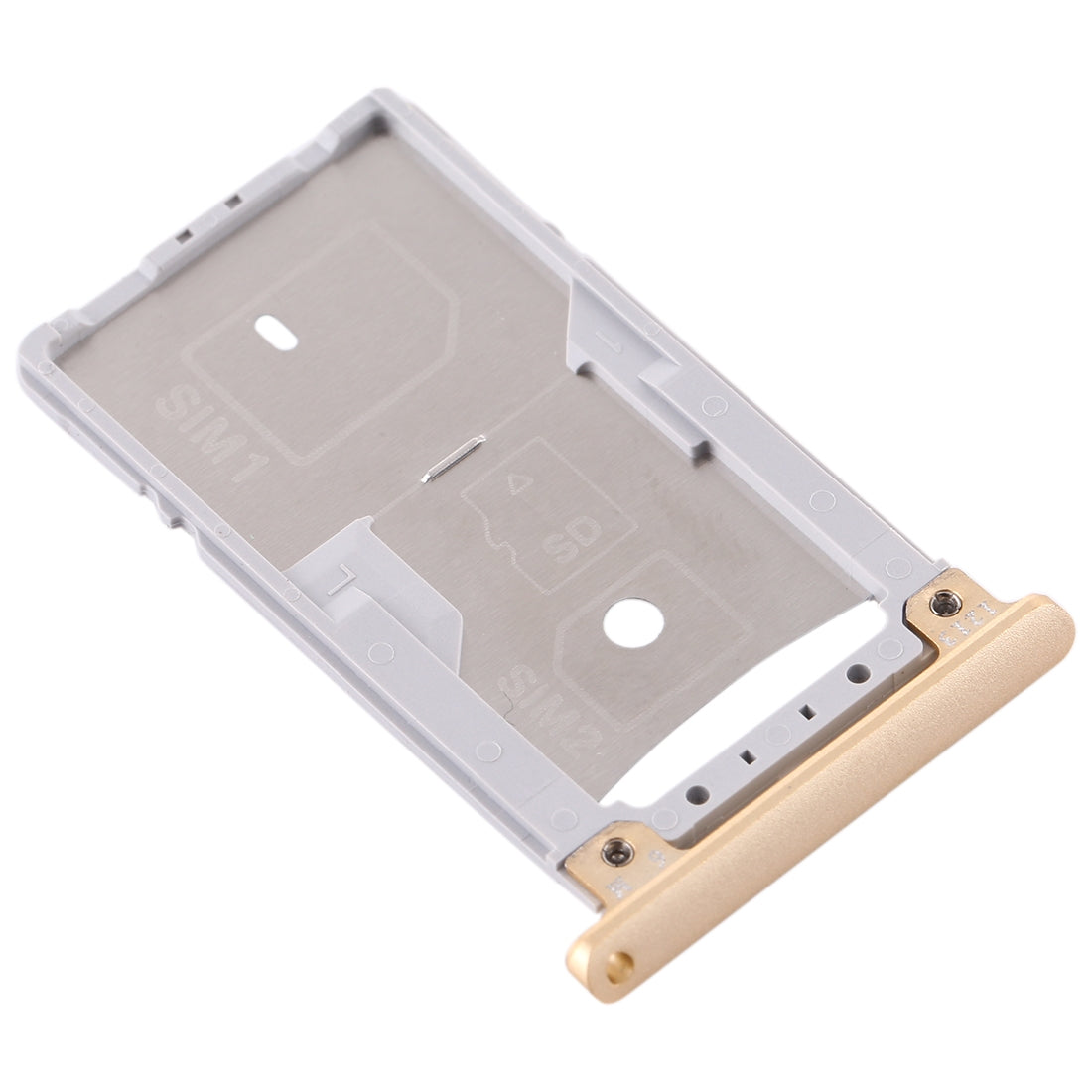 SIM Card Tray + SIM Card Tray + Micro SD Card Tray for Asus Zenfone 3 Laser ZC551KL Z01BDC(Gold)