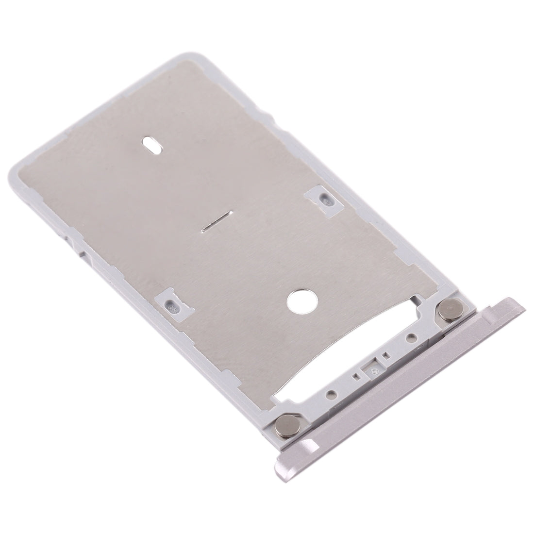 SIM Card Tray + SIM Card Tray + Micro SD Card Tray for Asus Zenfone 3 Laser ZC551KL Z01BDC(Silver)