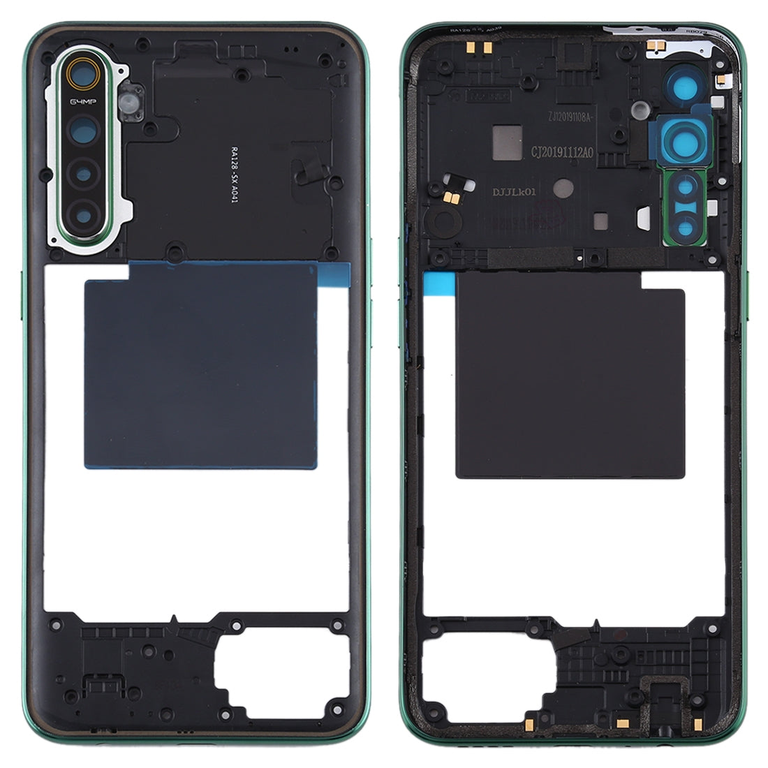 For OPPO Realme X2 Original Middle Frame Bezel Plate (Green)