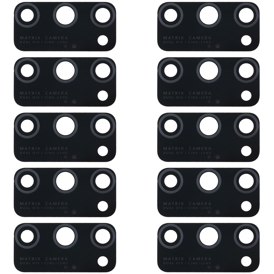 For Huawei Honor V30 Pro 10pcs Back Camera Lens