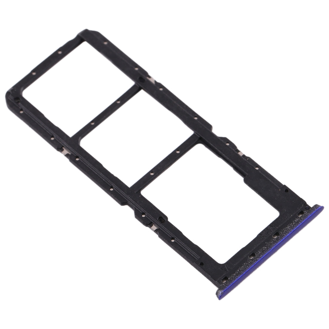 For OPPO Realme X2 SIM Card Tray + SIM Card Tray + Micro SD Card Tray (Purple)