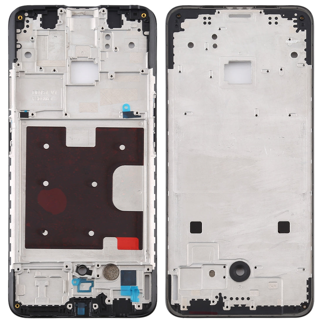 For OPPO K3 Front Housing LCD Frame Bezel Plate (Black)