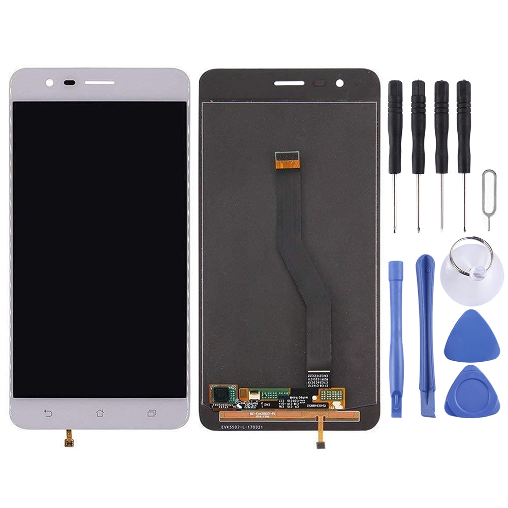 OEM LCD Screen for Asus ZenFone 3 Zoom / ZE553KL Z01HDA with Digitizer Full Assembly (White)