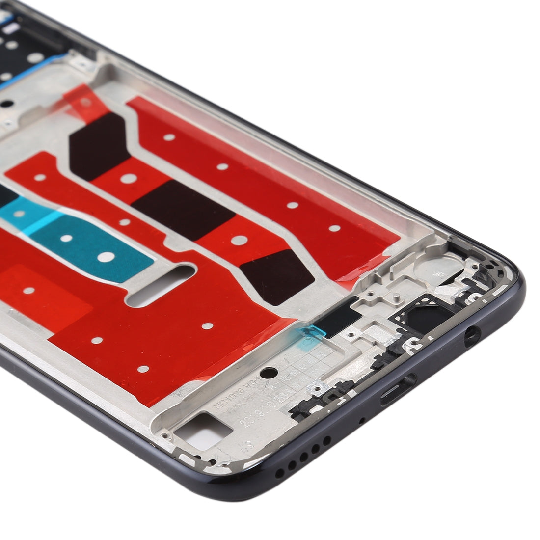 Original Middle Frame Bezel Plate for Huawei P40 Lite(Black)