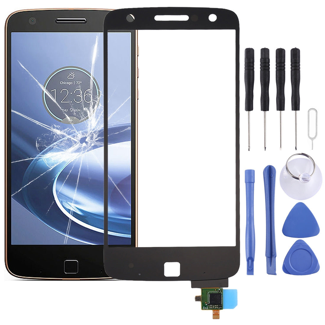 Touch Panel for Motorola Moto Z Force (Black)
