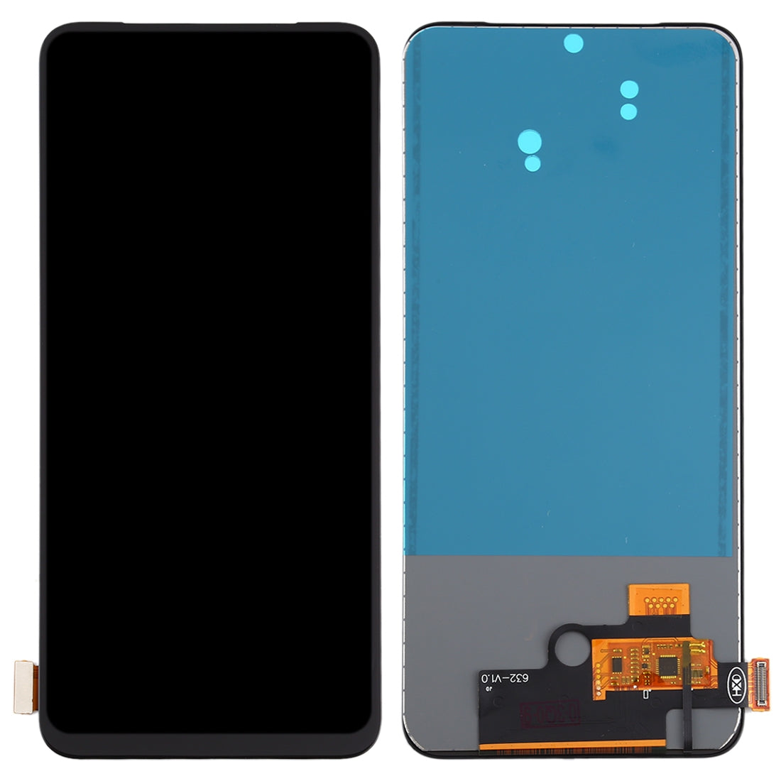TFT LCD Screen For OPPO Reno2 Z / Reno2 F / K3 / Realme X with Digitizer Full Assembly (No Fingerprint Identification)