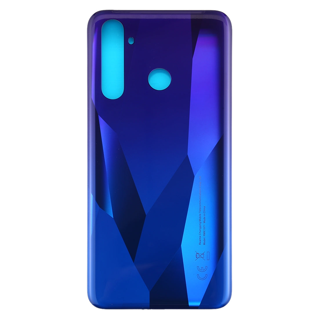 For OPPO Realme 5 Pro / Realme Q Battery Back Cover (Blue)