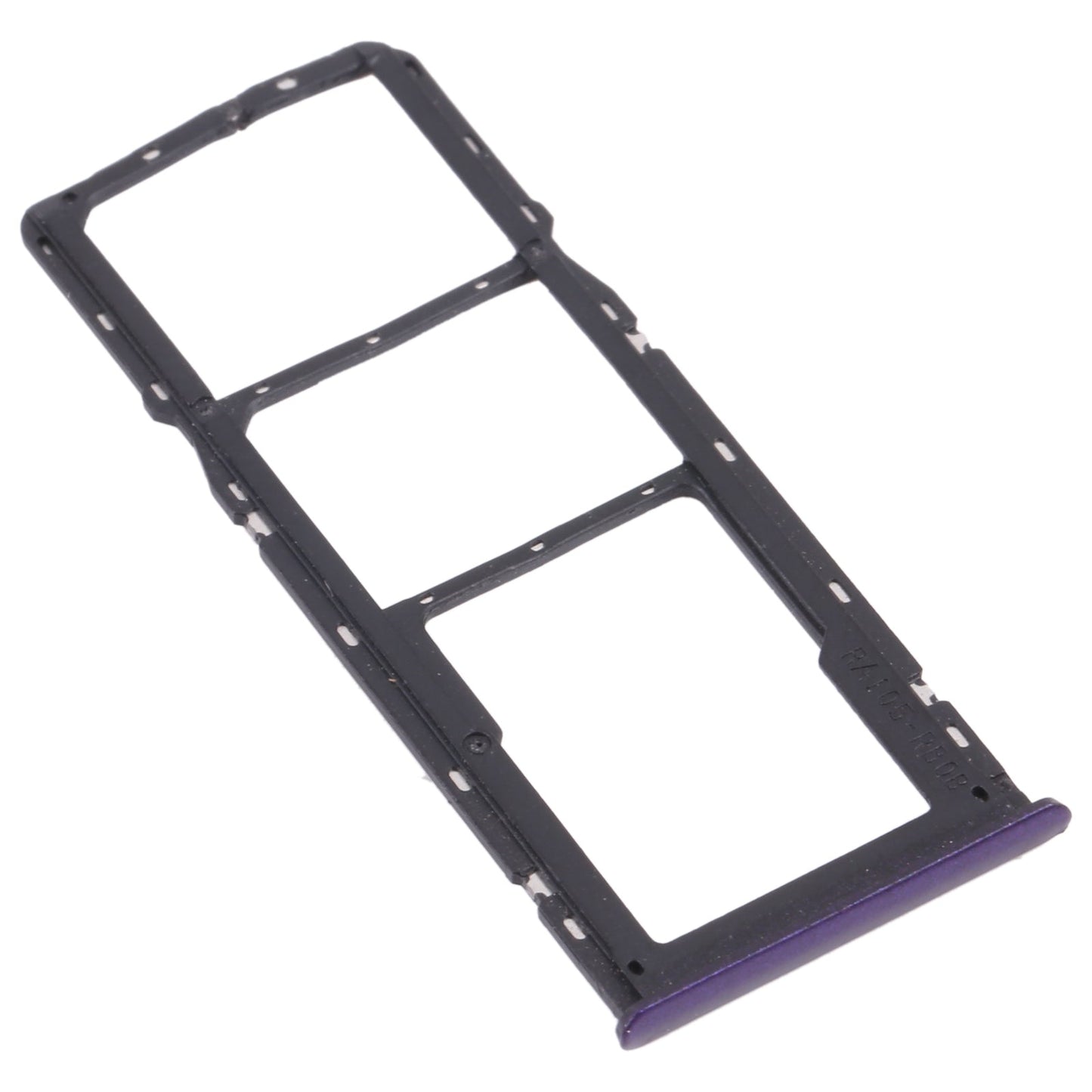 For OPPO Realme 5 SIM Card Tray + SIM Card Tray + Micro SD Card Tray (Purple)