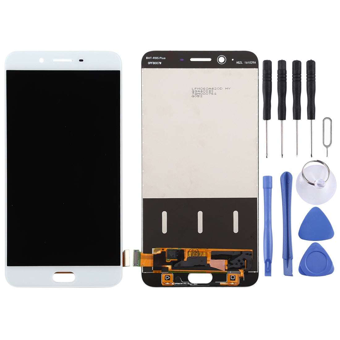 Original LCD Screen for OPPO R11 Plus with Digitizer Full Assembly (White)