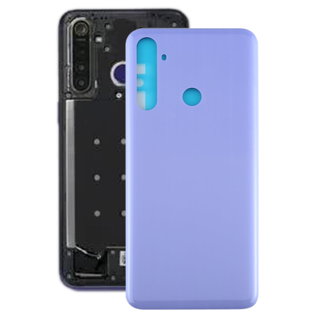 For OPPO Realme 6i Battery Back Cover (Light Purple)