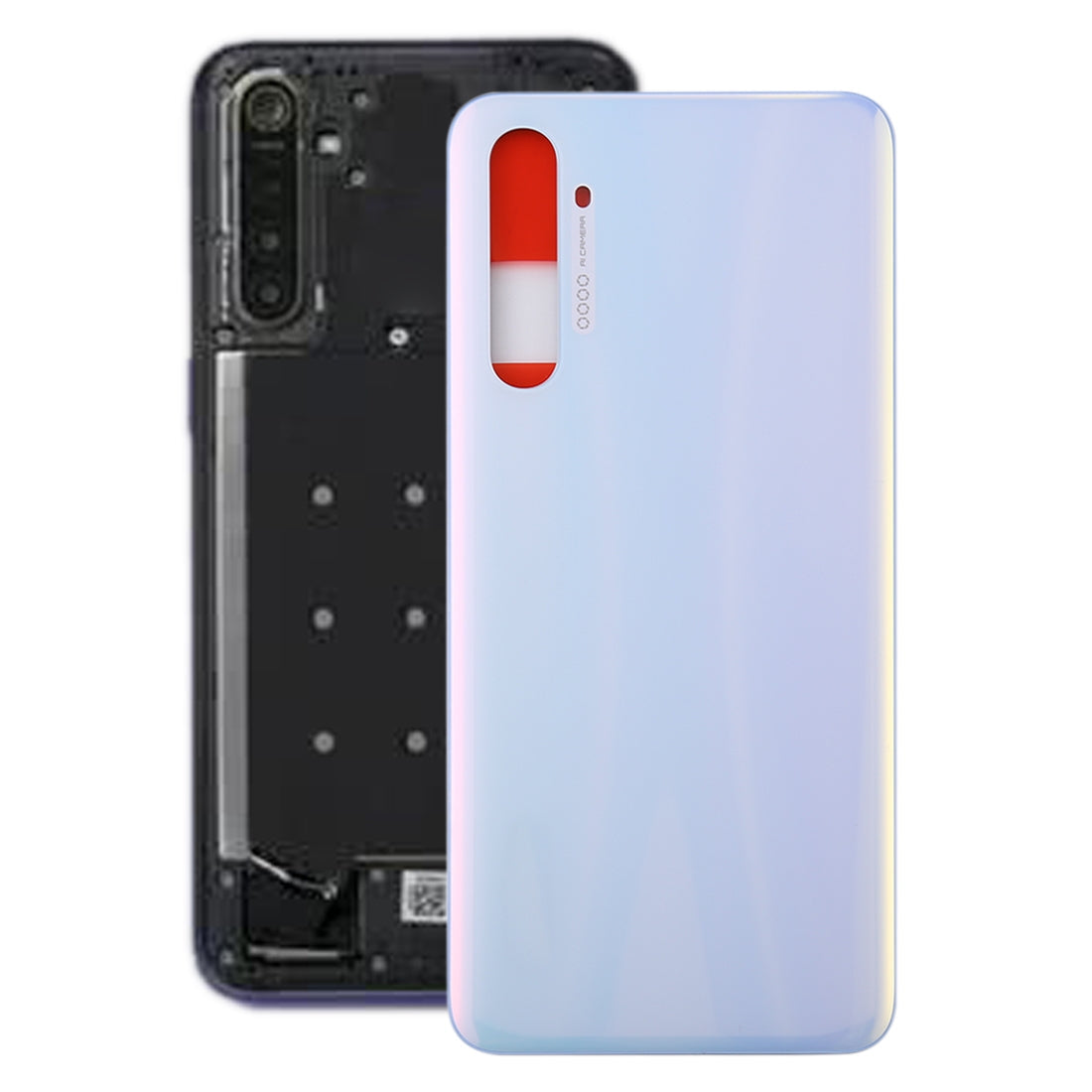 For OPPO Realme X2 Original Battery Back Cover (Silver)