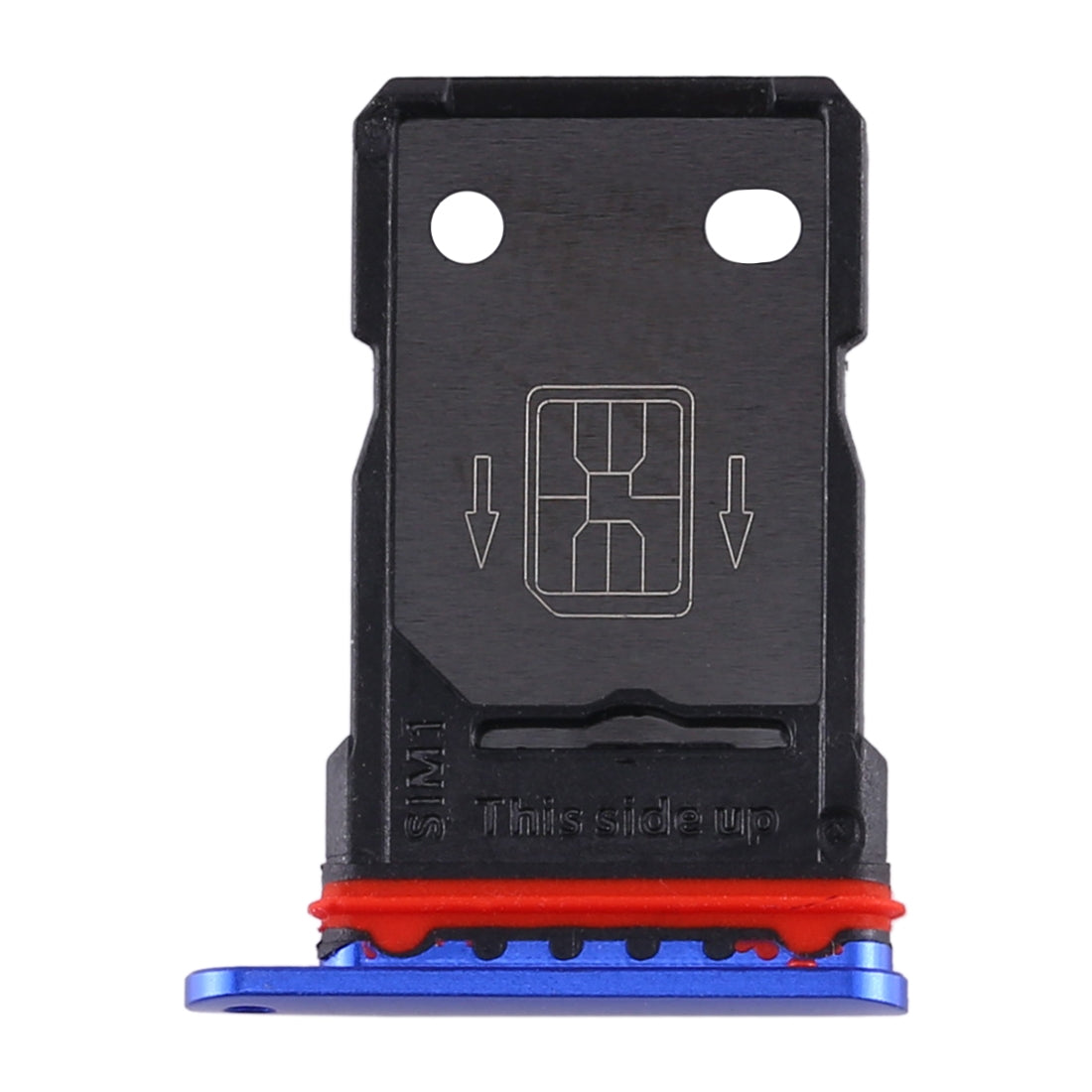 For OnePlus 8 Pro SIM Card Tray + SIM Card Tray (Blue)