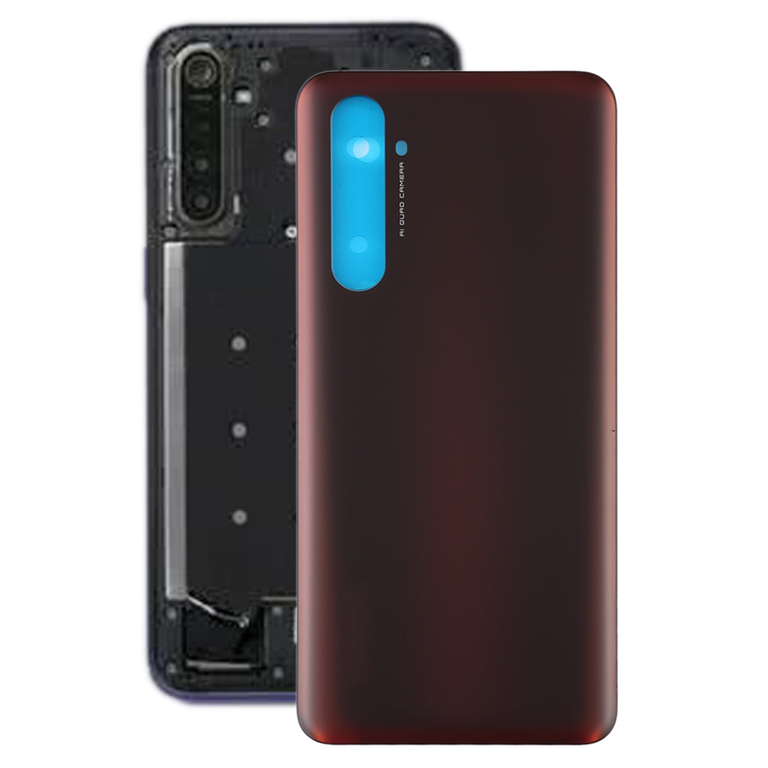For OPPO Realme X50 Pro 5G Original Battery Back Cover (Red)