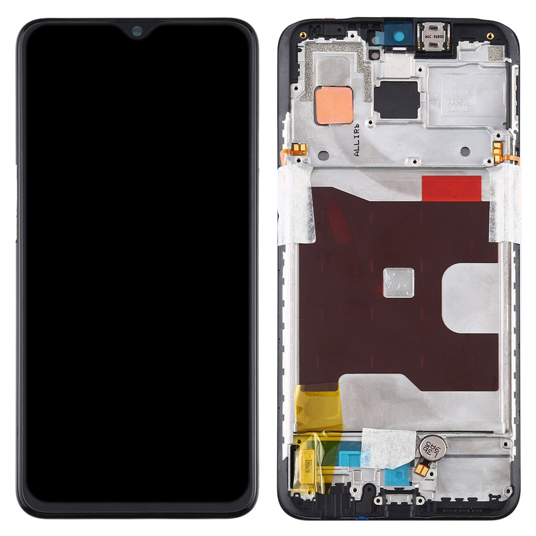 Original LCD Screen for OPPO Reno Z Digitizer Full Assembly with Frame (Black)