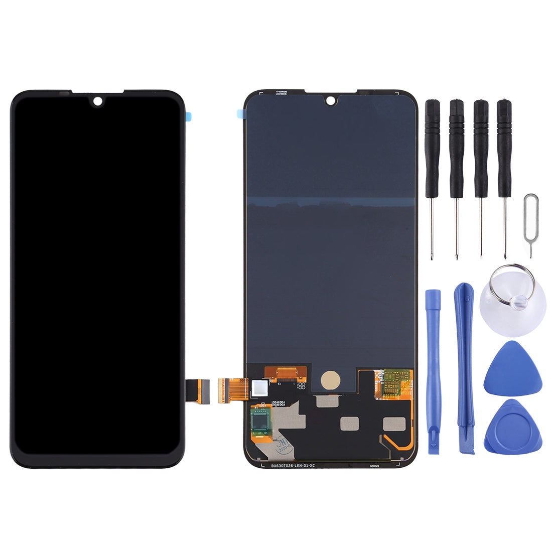 Original OLED LCD Screen for Motorola One Zoom with Digitizer Full Assembly (Black)