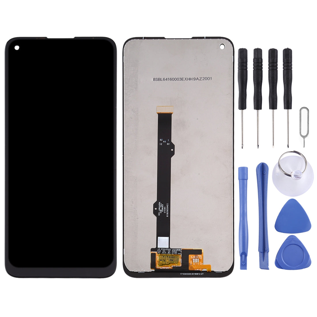 TFT LCD Screen for Motorola Moto G8 with Digitizer Full Assembly (Black)