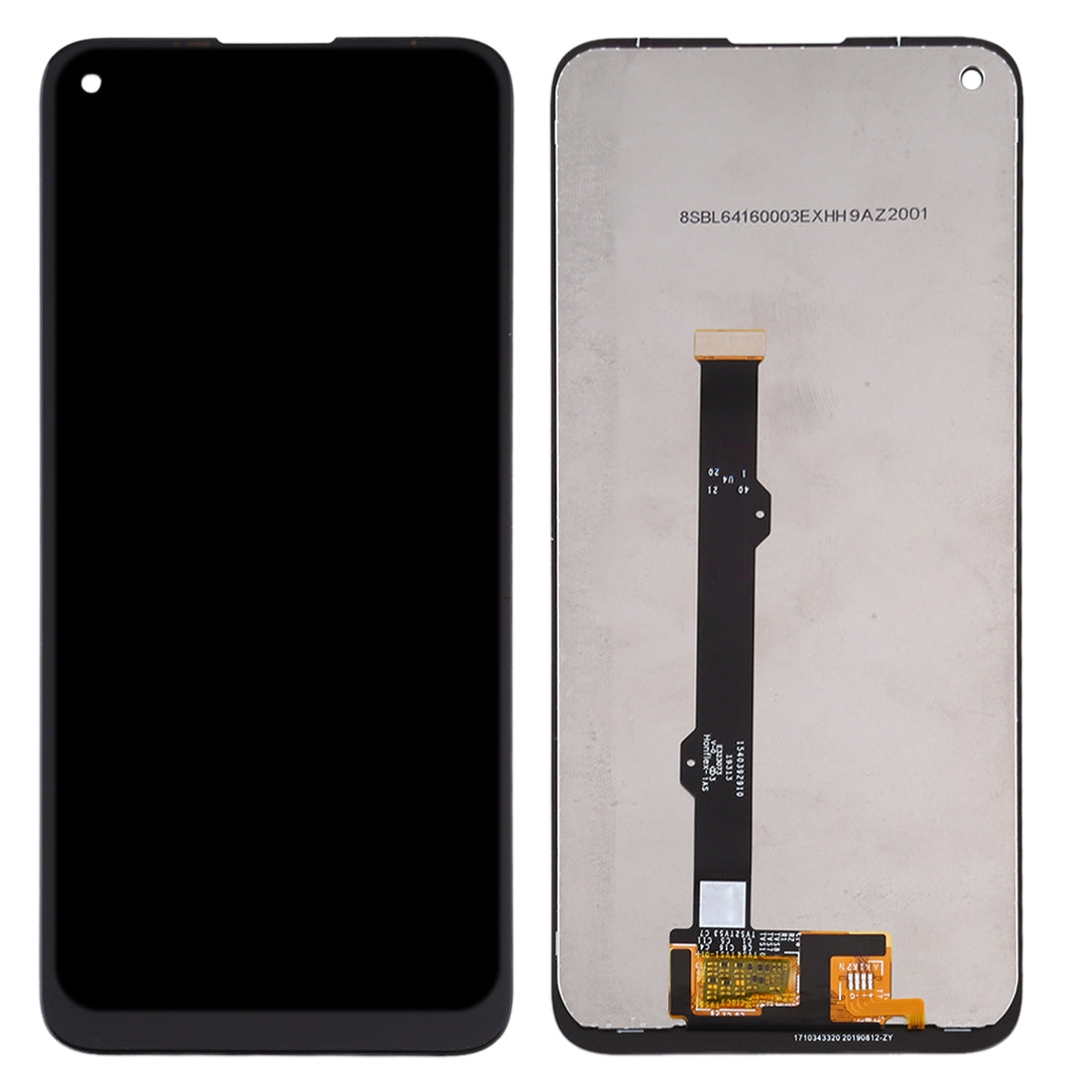 TFT LCD Screen for Motorola Moto G8 with Digitizer Full Assembly (Black)