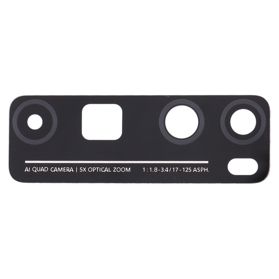 For Huawei Nova 7 Pro 5G 10pcs Back Camera Lens (Black)