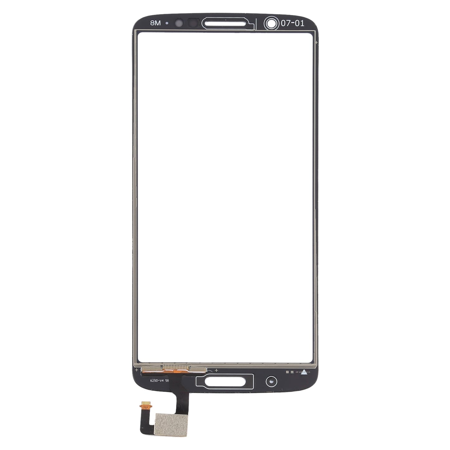 Touch Panel for Motorola Moto G6 Plus(Silver)