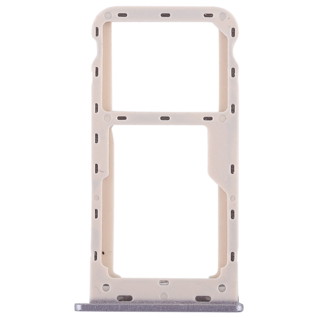 SIM Card Tray + SIM Card Tray / Micro SD Card Tray for Huawei Honor 6A (Grey)