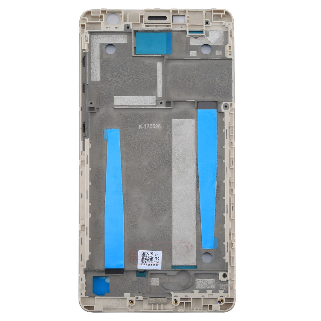 for Asus ZenFone 3 Deluxe ZS550KL Front Housing LCD Frame Bezel Plate with Adhesive(White)