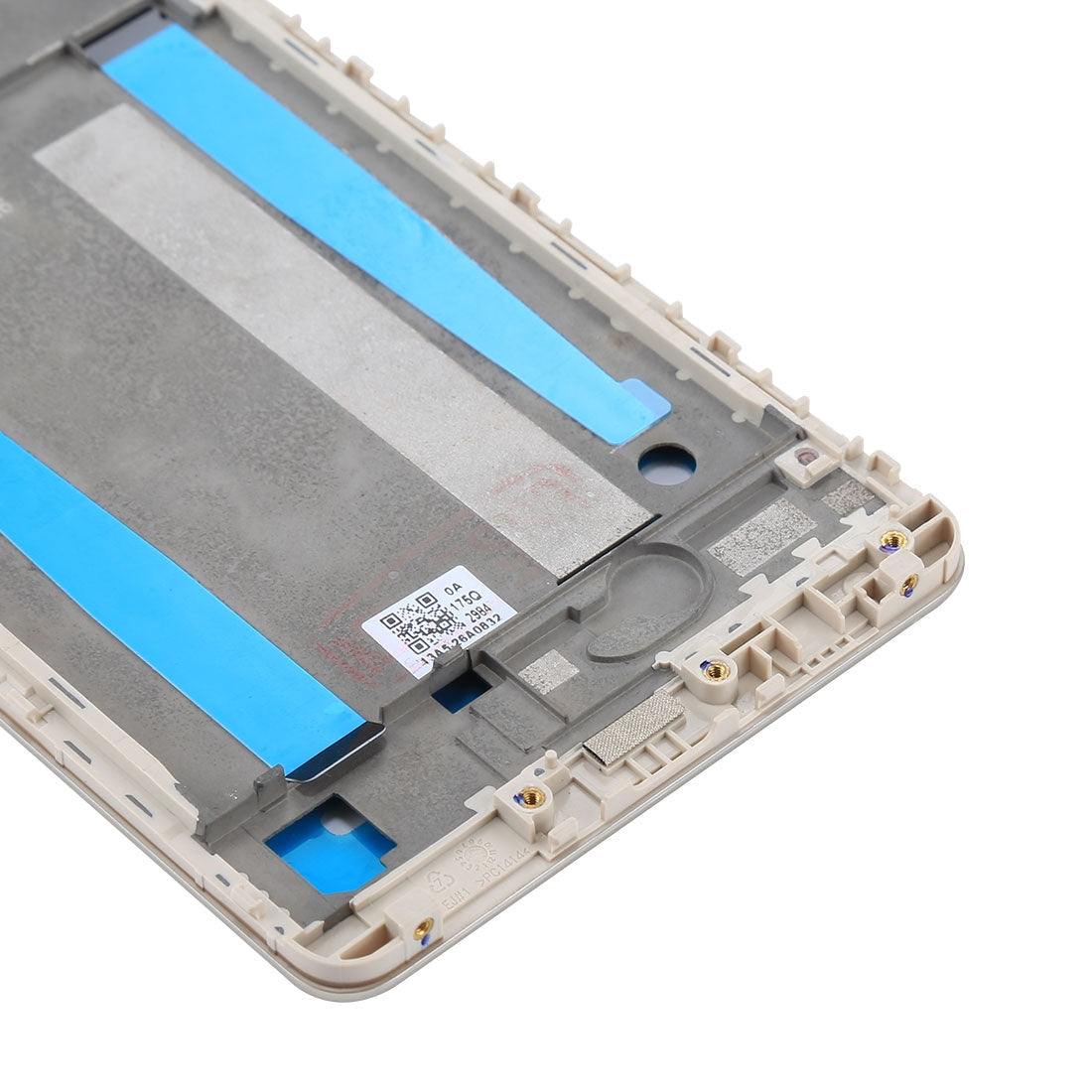 for Asus ZenFone 3 Deluxe ZS550KL Front Housing LCD Frame Bezel Plate with Adhesive(White)