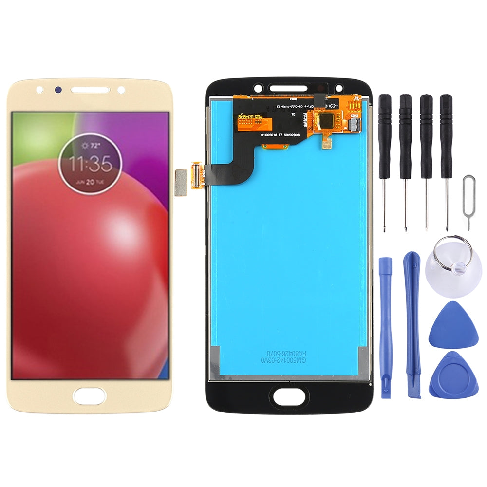 TFT LCD Screen for Motorola Moto E4 XT1763 (Brazil Version)with Digitizer Full Assembly (Gold)