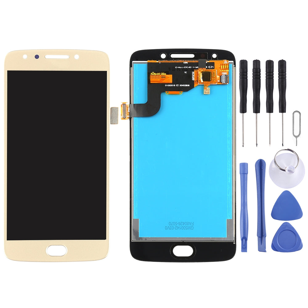 TFT LCD Screen for Motorola Moto E4 XT1763 (Brazil Version)with Digitizer Full Assembly (Gold)