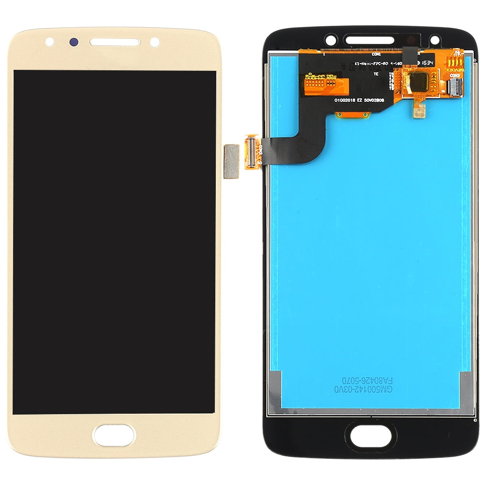 TFT LCD Screen for Motorola Moto E4 XT1763 (Brazil Version)with Digitizer Full Assembly (Gold)