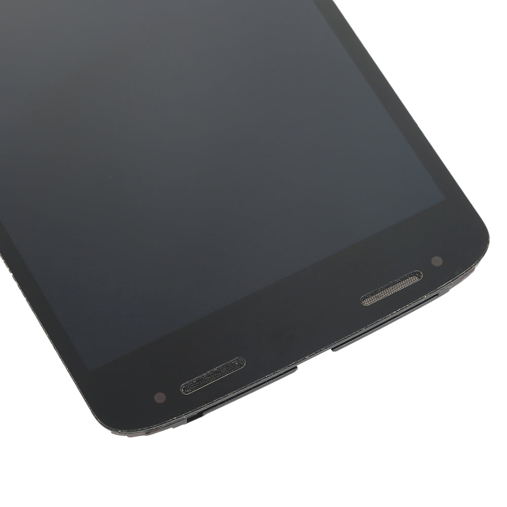 TFT LCD Screen for Motorola Moto X Force XT1581 / Droid Turbo 2 XT1585 Digitizer Full Assembly with Frame (Black)