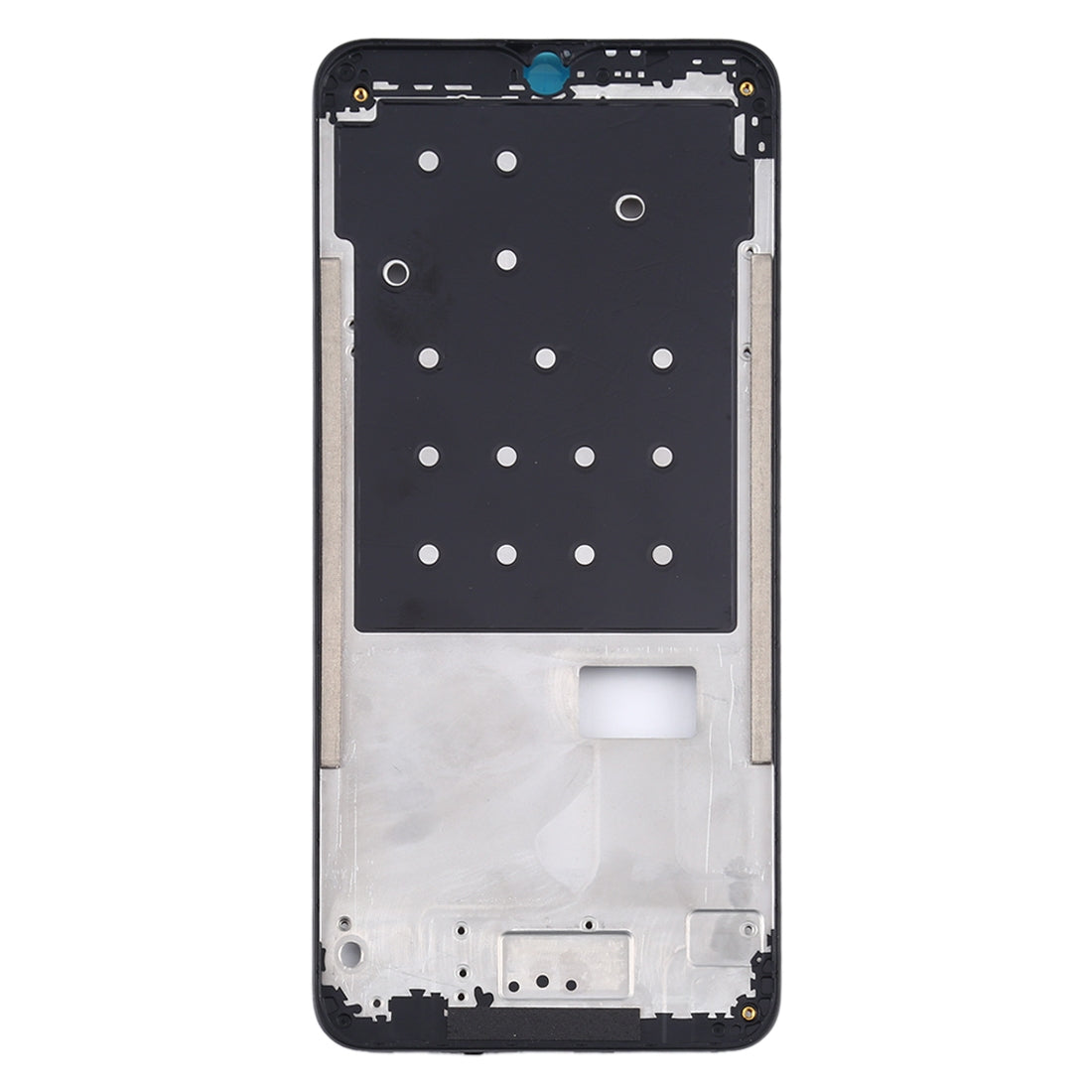 For OPPO Realme 5 Pro / Q Front Housing LCD Frame Bezel Plate (Black)