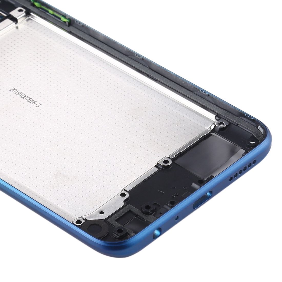 For OPPO Realme 5 Pro / Q Middle Frame Bezel Plate with Side Keys (Green)