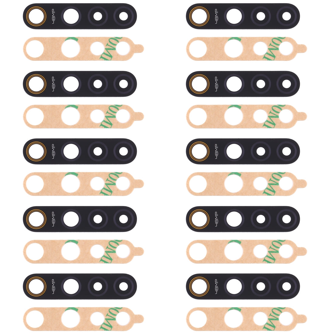 For OPPO Realme 5s 10pcs Back Camera Lens