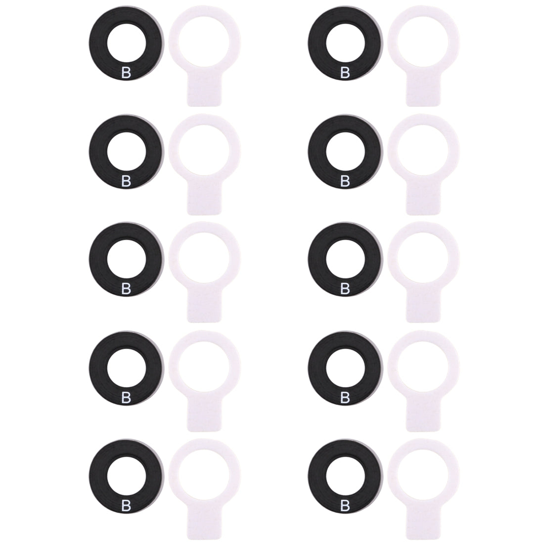 For Huawei V10 / Nova 2s 10pcs Back Camera Lens