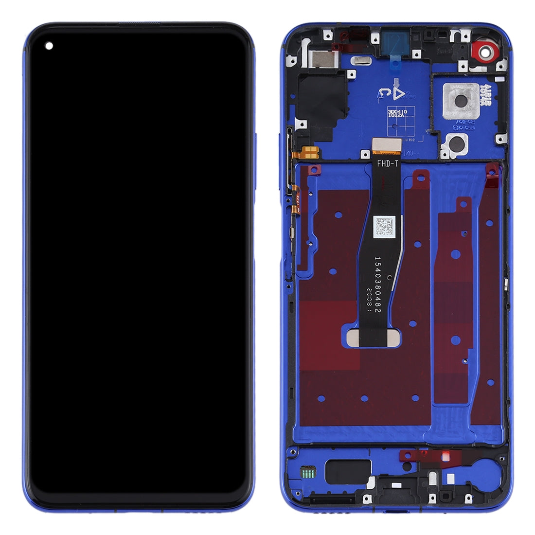OEM LCD Screen for Huawei Honor 20 / Nova 5T Digitizer Full Assembly with Frame(Phantom Blue)