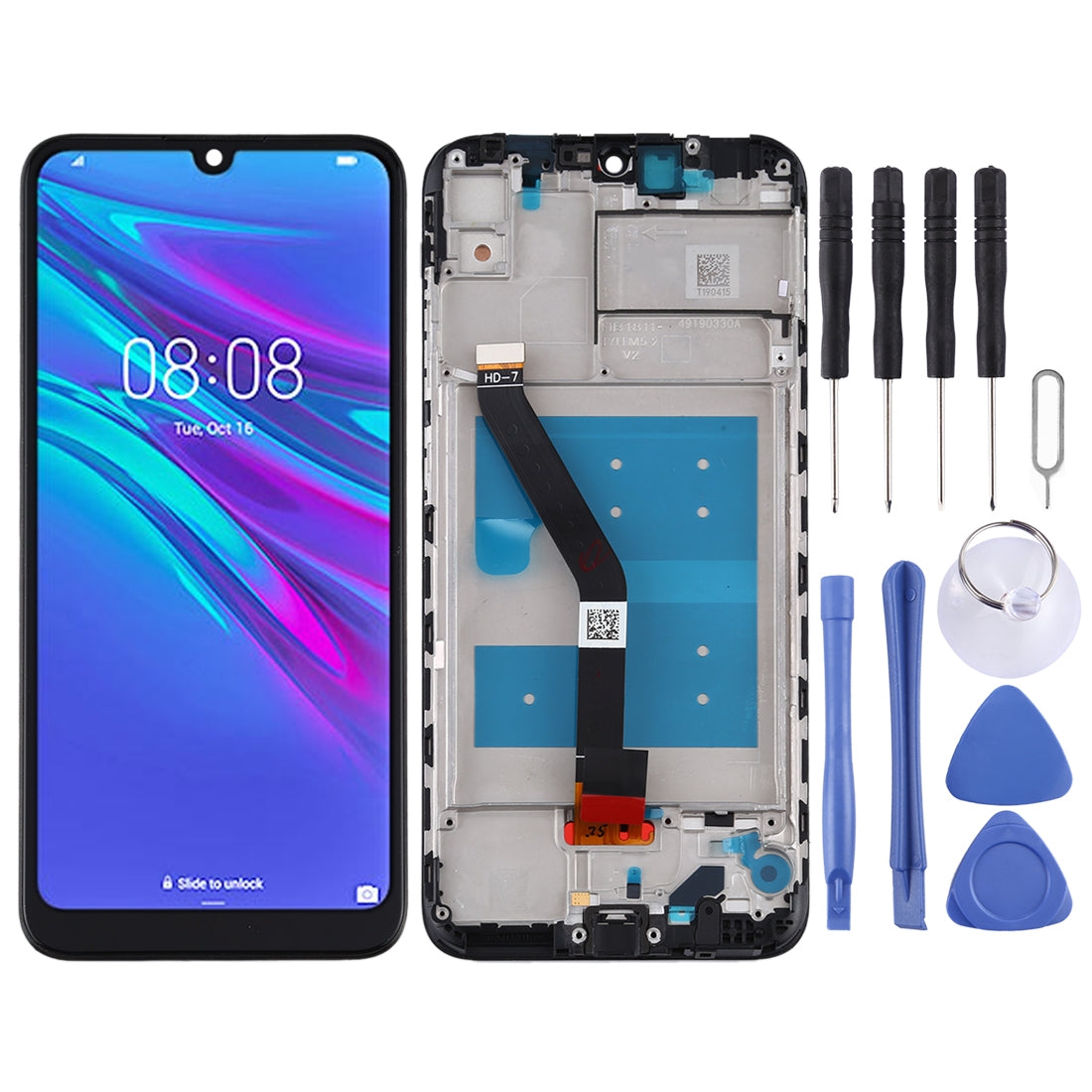 OEM LCD Screen for Huawei Y6 (2019) / Y6 Pro (2019) / Enjoy 9e Digitizer Full Assembly with Frame